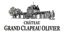 Château Grand Clapeau Olivier : Vignoble Prestige Bordeaux Gravure du Château Grand Clapeau Olivier, un domaine viticole, avec son bâtiment principal et des arbres environnants.